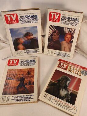 TV Guide Magazine LOT STAR WARS collectibles